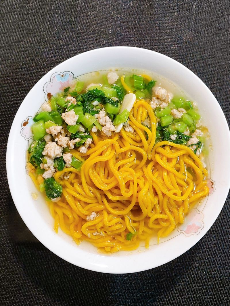 雪菜清湯麵
