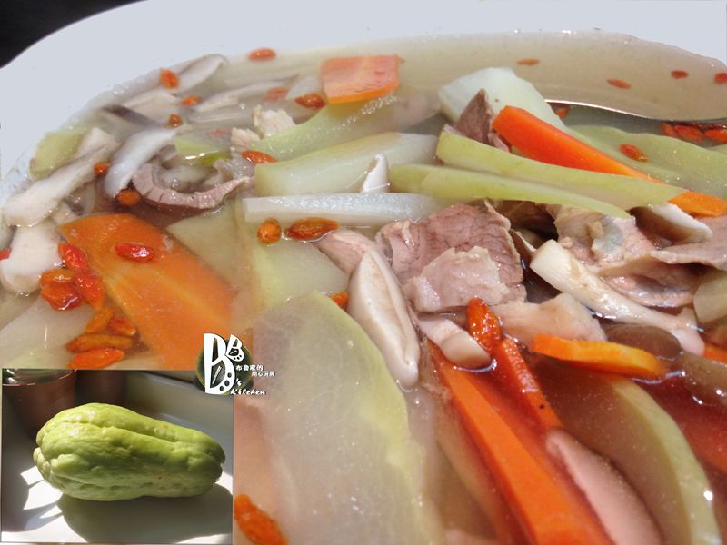 《抗暑膳食》佛手瓜燉湯