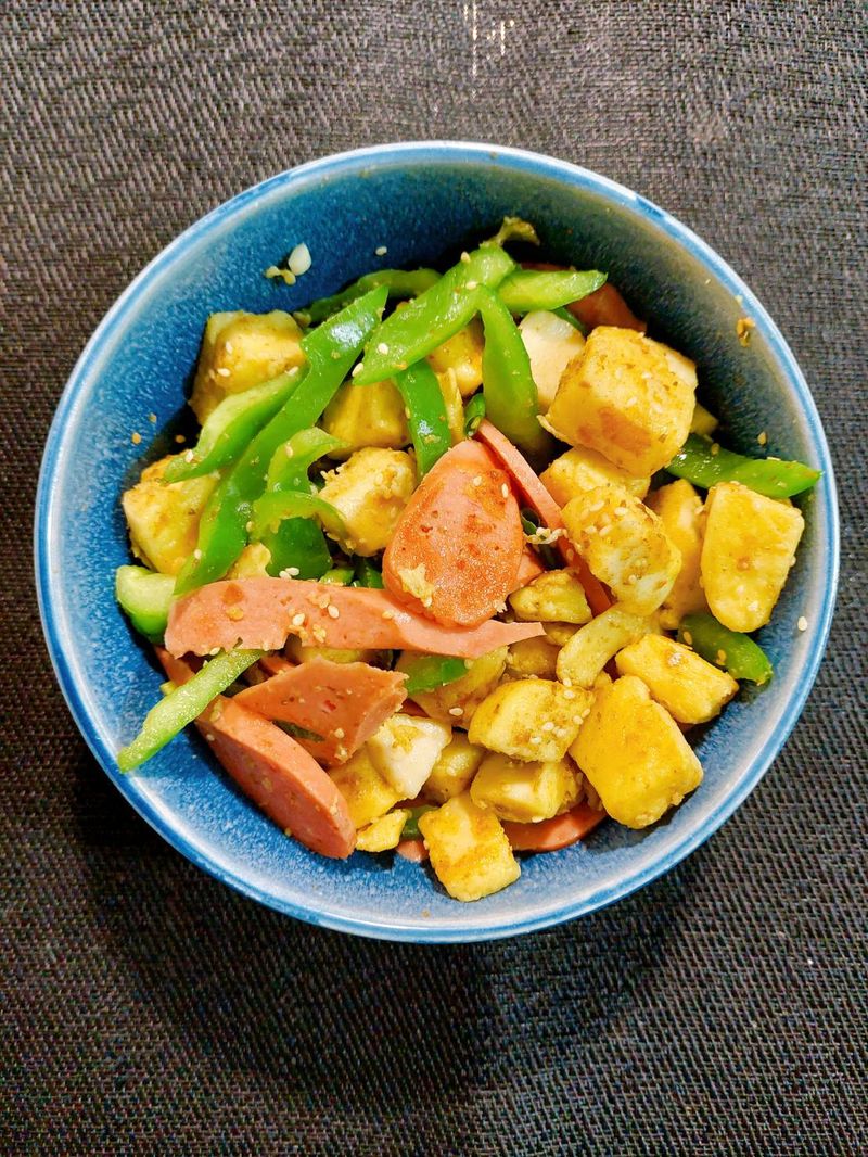 家常炒饃花