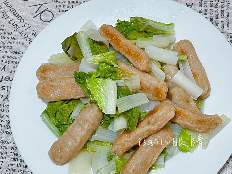 甜不辣炒白菜