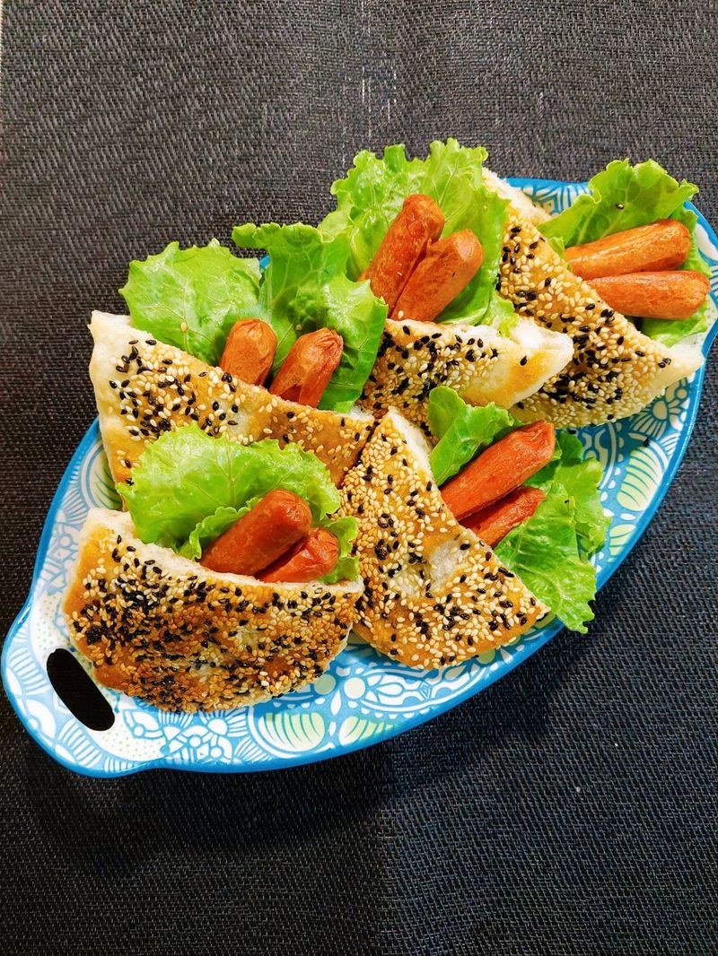 火腿腸口袋餅