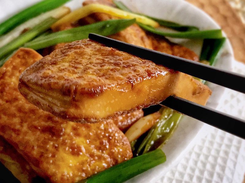 蔥爆豆腐