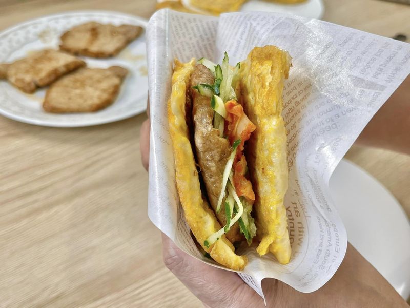 豆包代替澱粉吐司|豆包肉蛋吐司