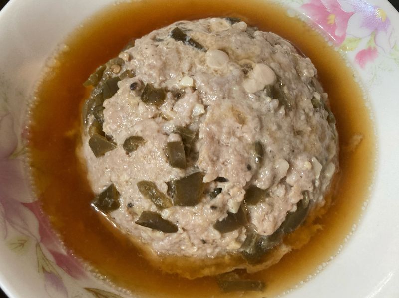 剝皮辣椒蒸肉