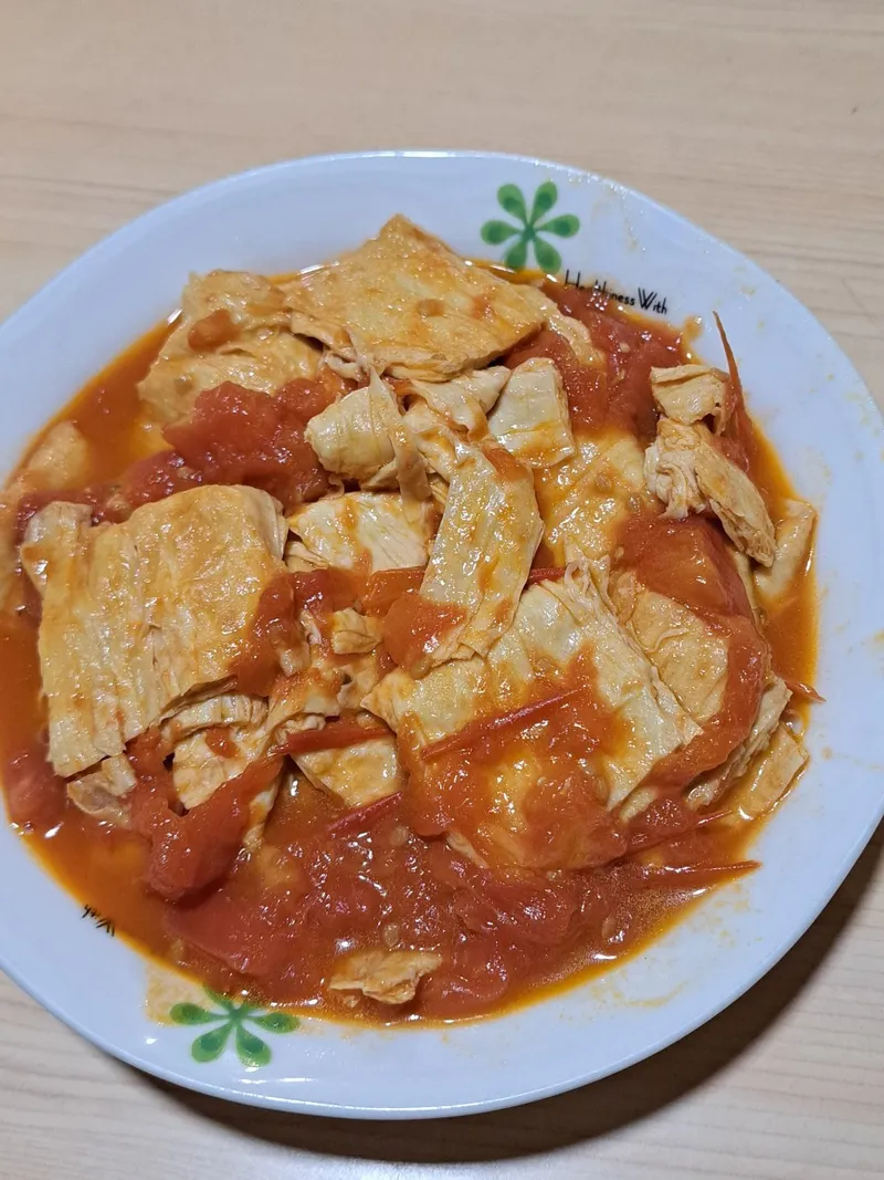 茄汁豆包