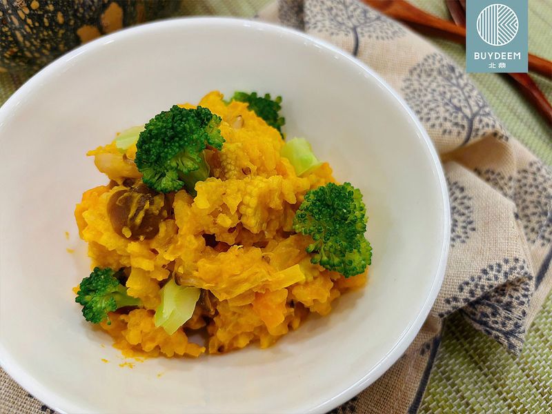 南瓜雞肉藜麥燉飯|北鼎多功能蒸燉鍋