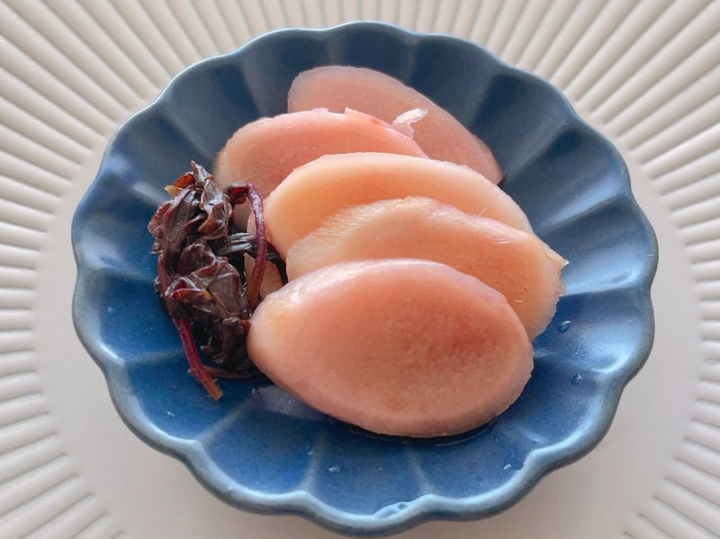 紫蘇醃嫩薑(全素)