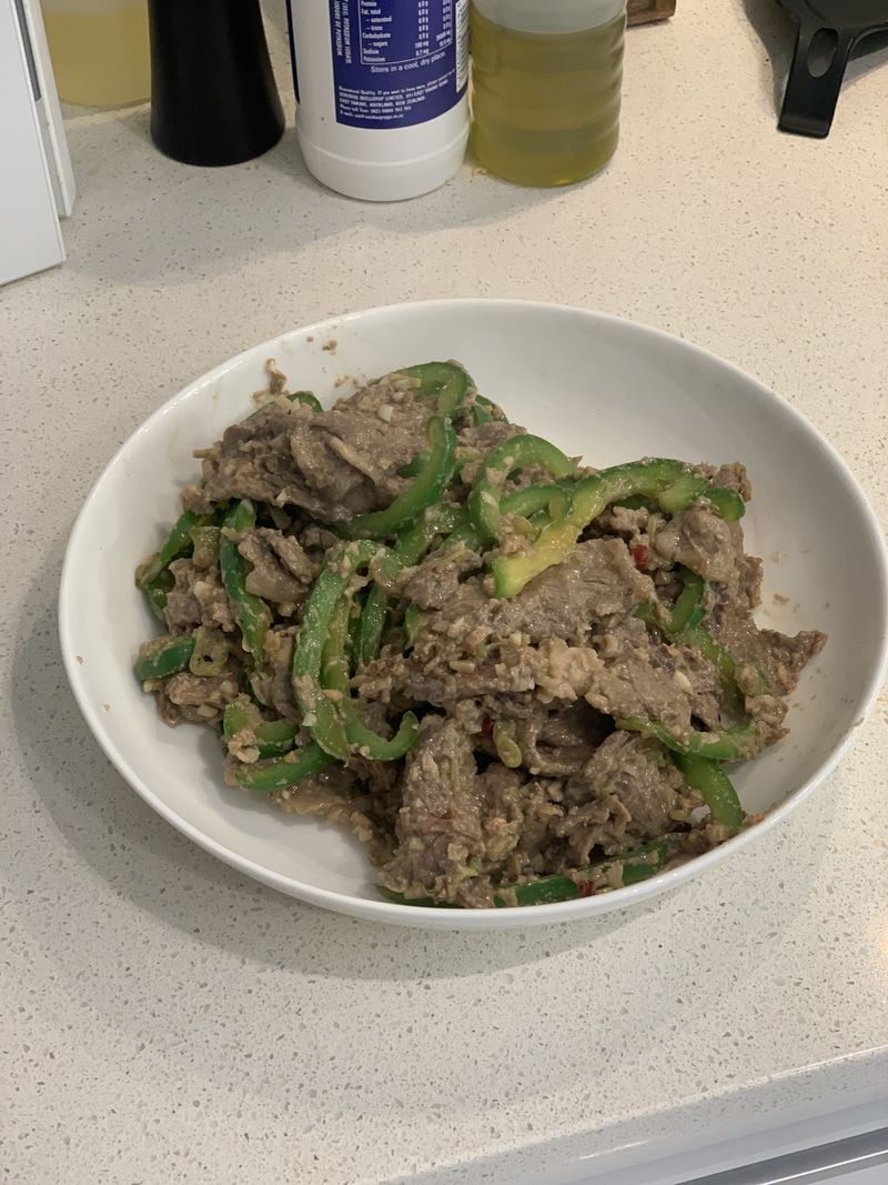 青椒炒牛肉