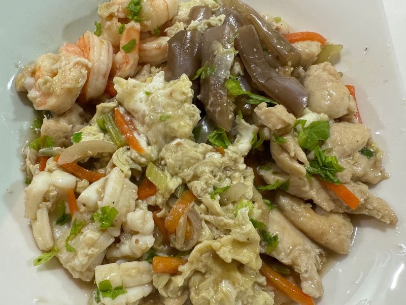 茄子雞柳燴海鮮