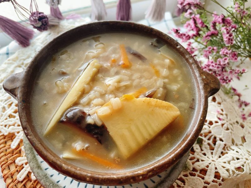 筍子冬菇鹹粥(全素)