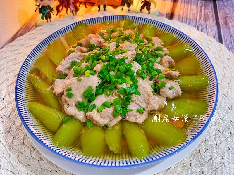 梅花肉蒸絲瓜