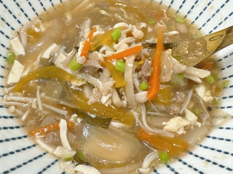 木鱉果酸辣湯