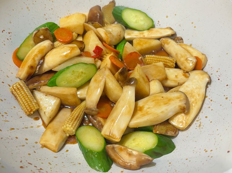 麻油炒時蔬