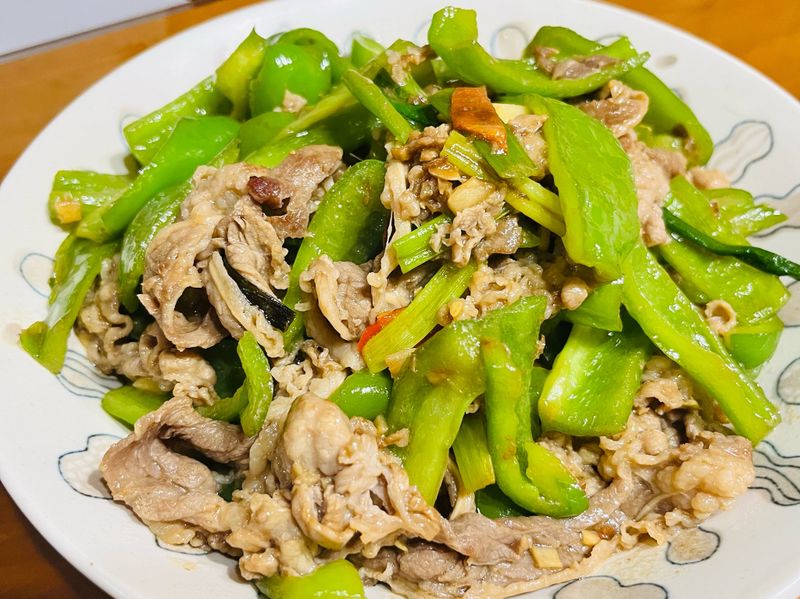青椒炒牛肉