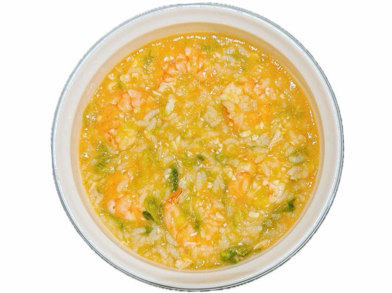 金沙蝦仁粥