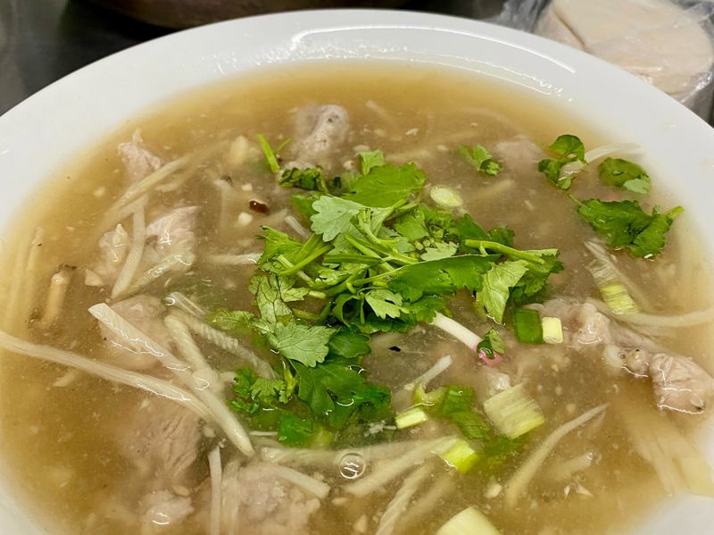 蒜味肉羹