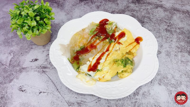 蝦仁蟹肉煎~電烤盤料理