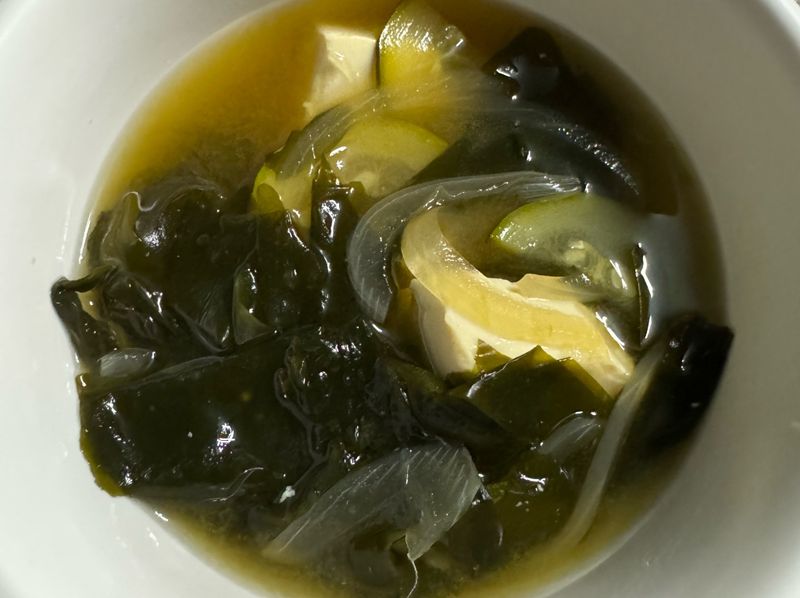 櫛瓜味噌湯
