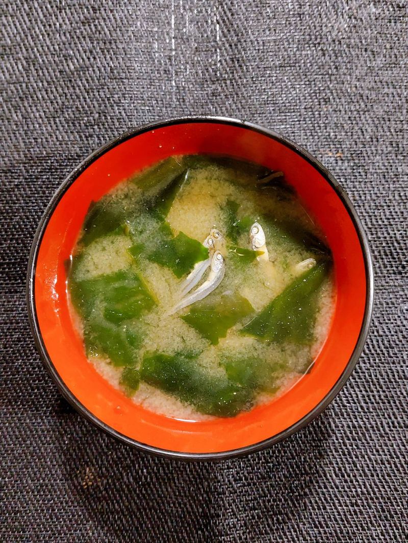 小魚海帶味噌湯