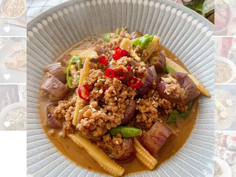 辣炒肉末茄子(全素)