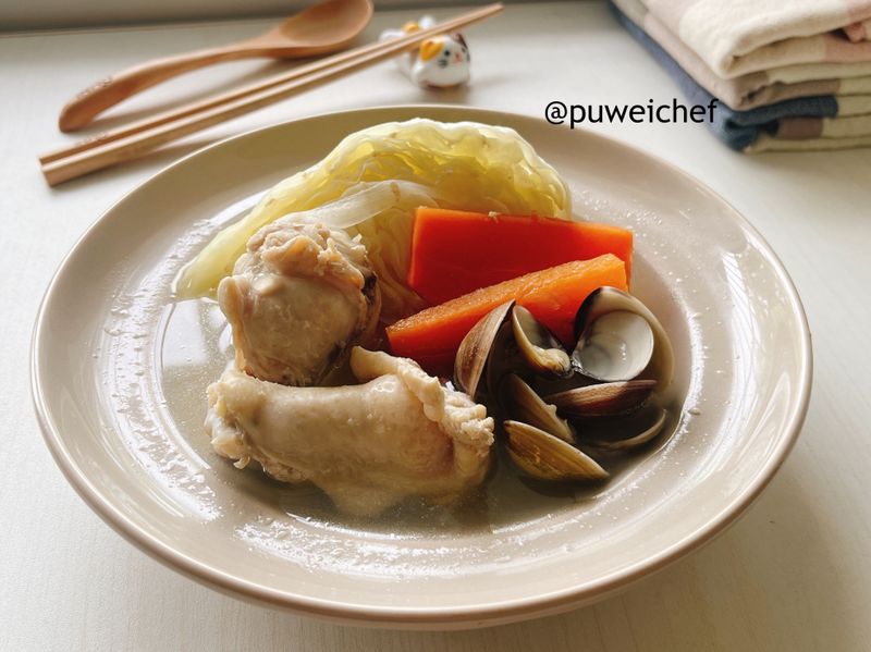 塩麴雞肉蔬菜湯