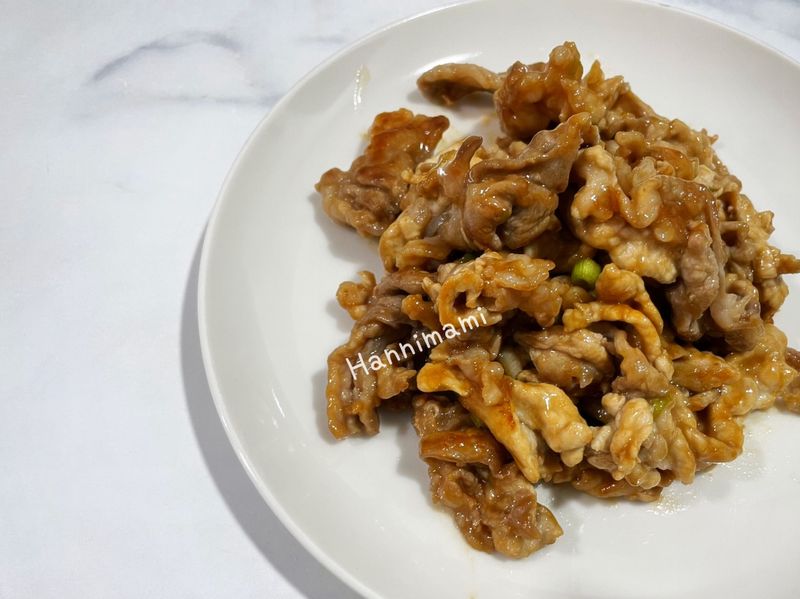 味噌炒肉片