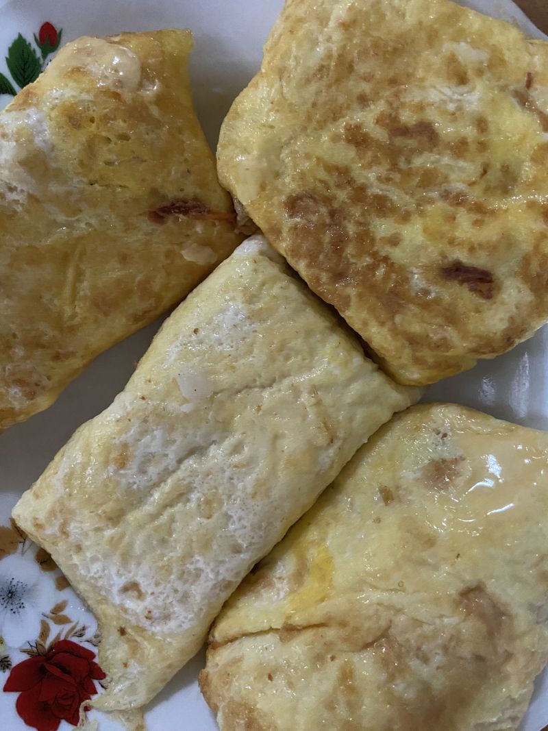 蛋包芝士芋頭糕（素）