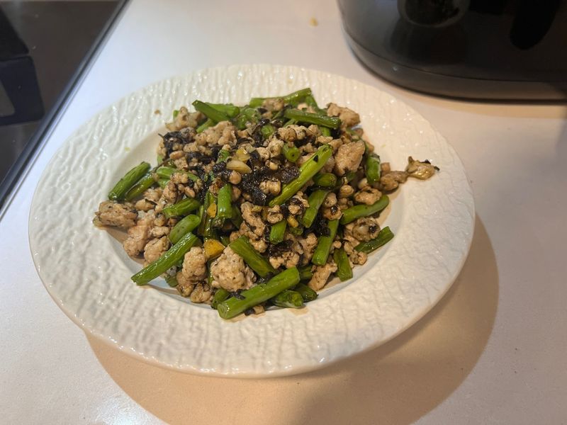 🇨🇳 欖菜炒豆角
