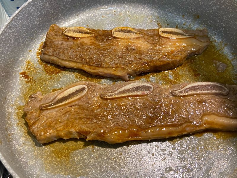 奶油香煎中秋牛小排