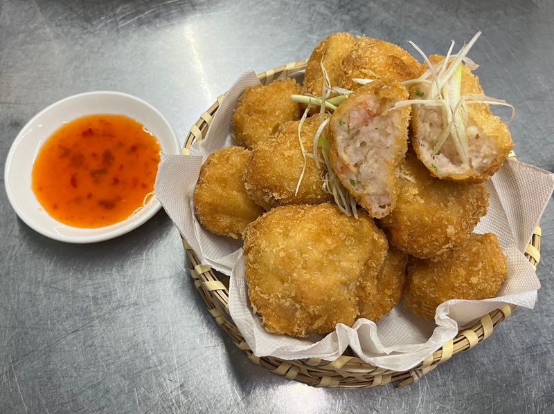 金錢蝦餅
