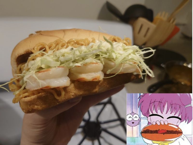 炒麵麵包
