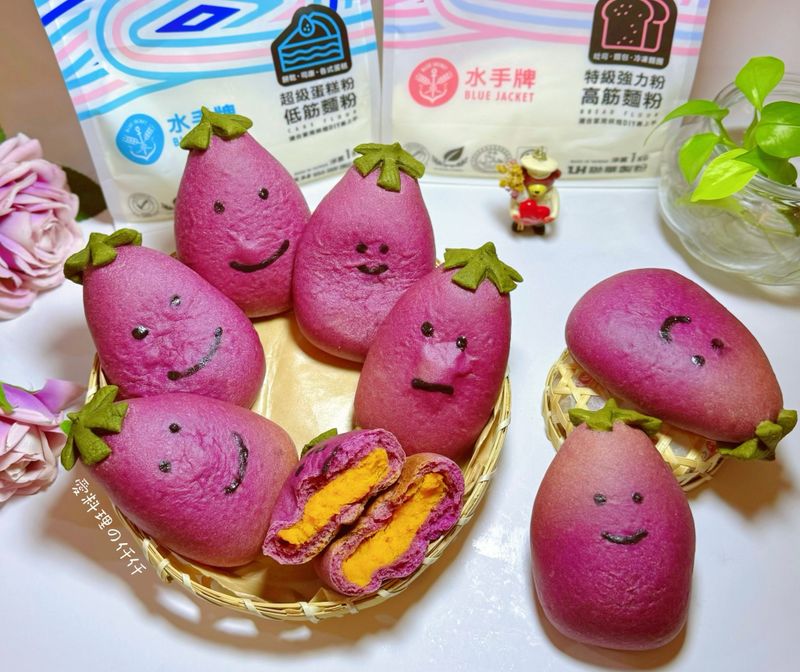胖胖茄子地瓜麵包
