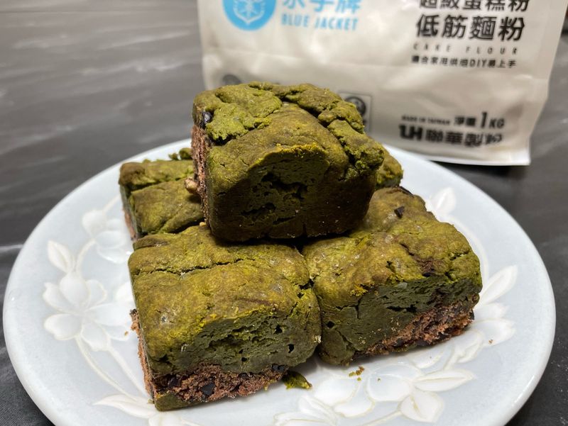 抹茶紅豆酥