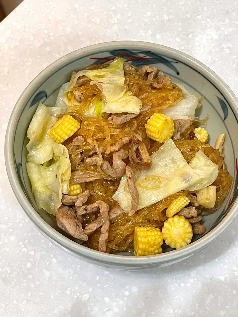 十三香炒冬粉