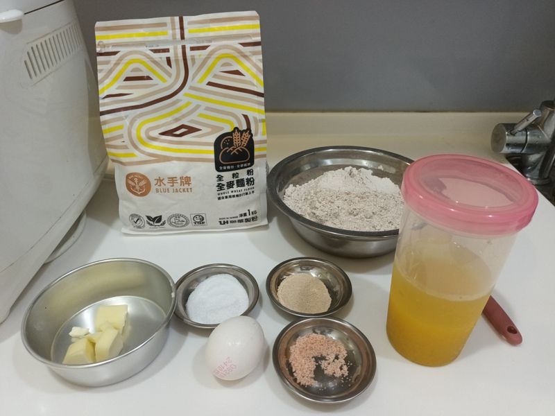 100%全麥吐司(麵包機版本)