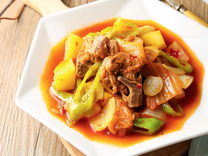 ❤️配飯系❤️韓式泡菜燉脊骨