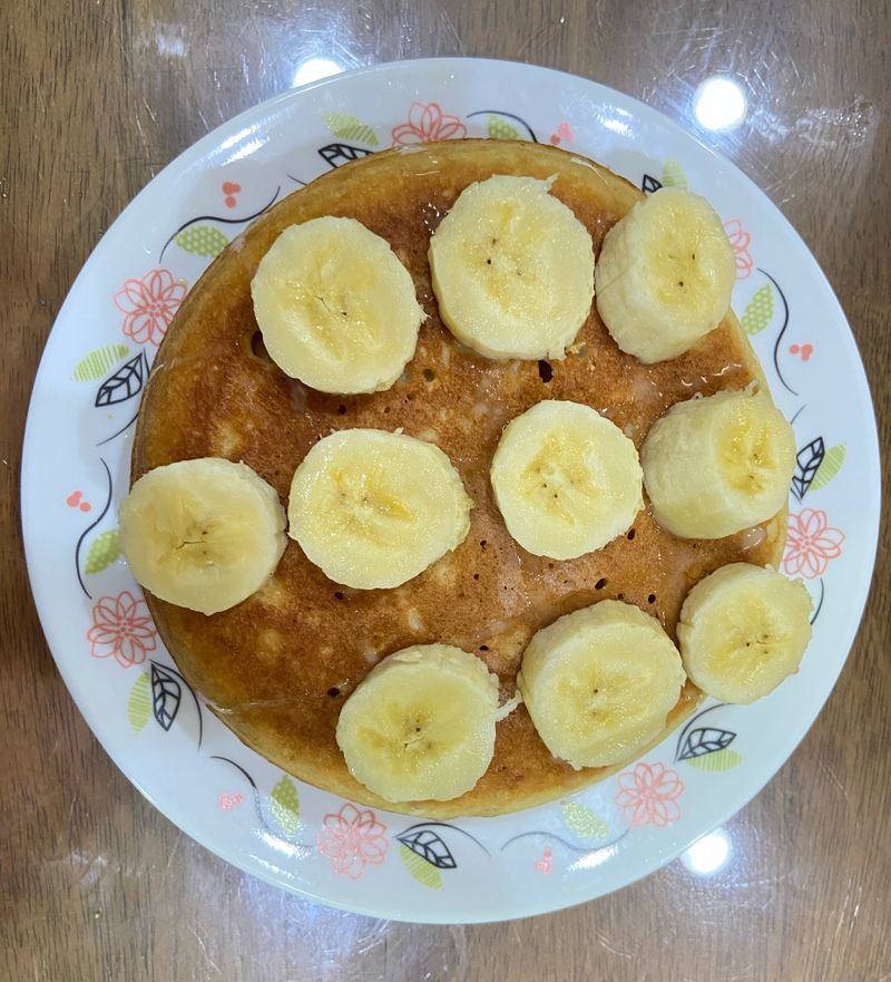 香蕉鬆餅蛋糕
