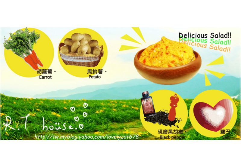 美味的馬鈴薯沙拉