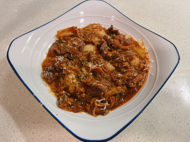 起士泡菜和牛