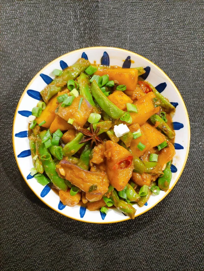 土豆茄子燒豆角