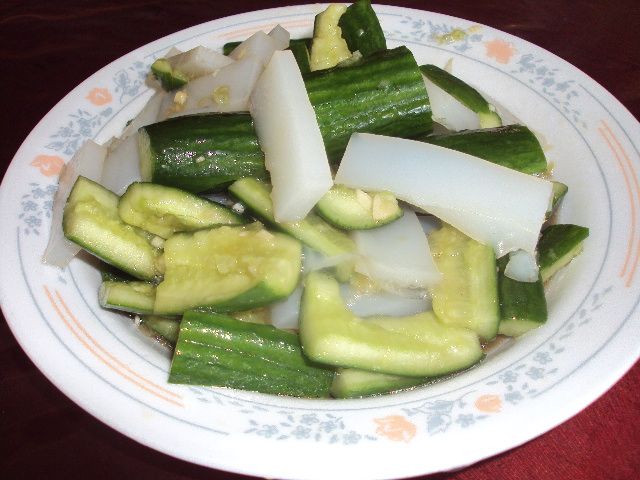 自製粉皮拌黃瓜