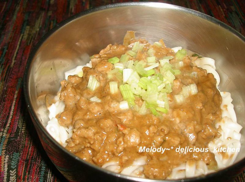 家傳麻醬肉燥麵(2人份)