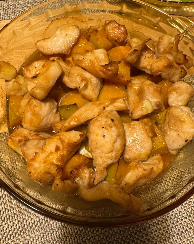烤雞肉南瓜