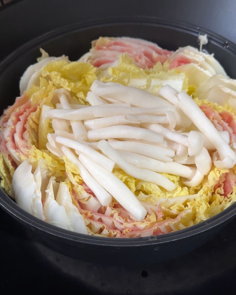千層日式白菜豬肉鍋