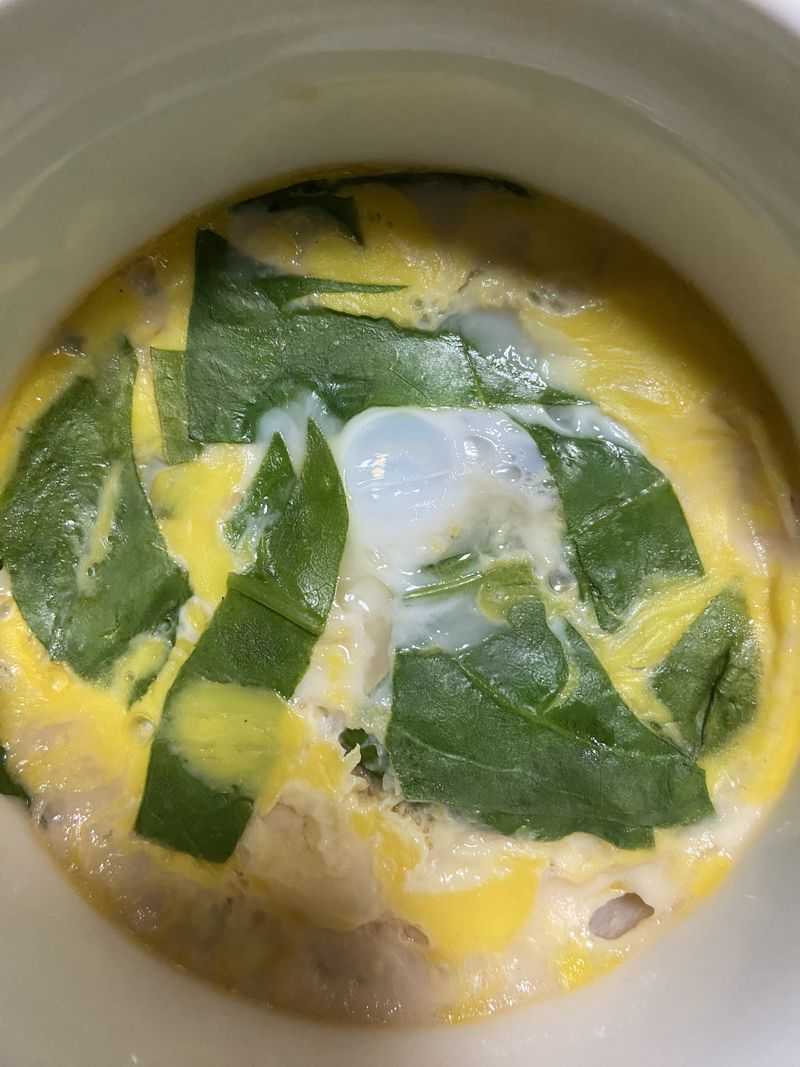雞精草蝦蒸蛋