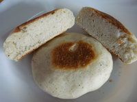 懶人上菜~平底鍋小麵包