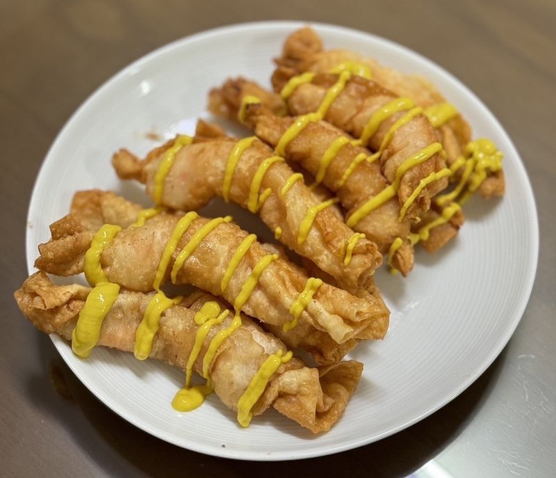 餛飩皮炸蝦