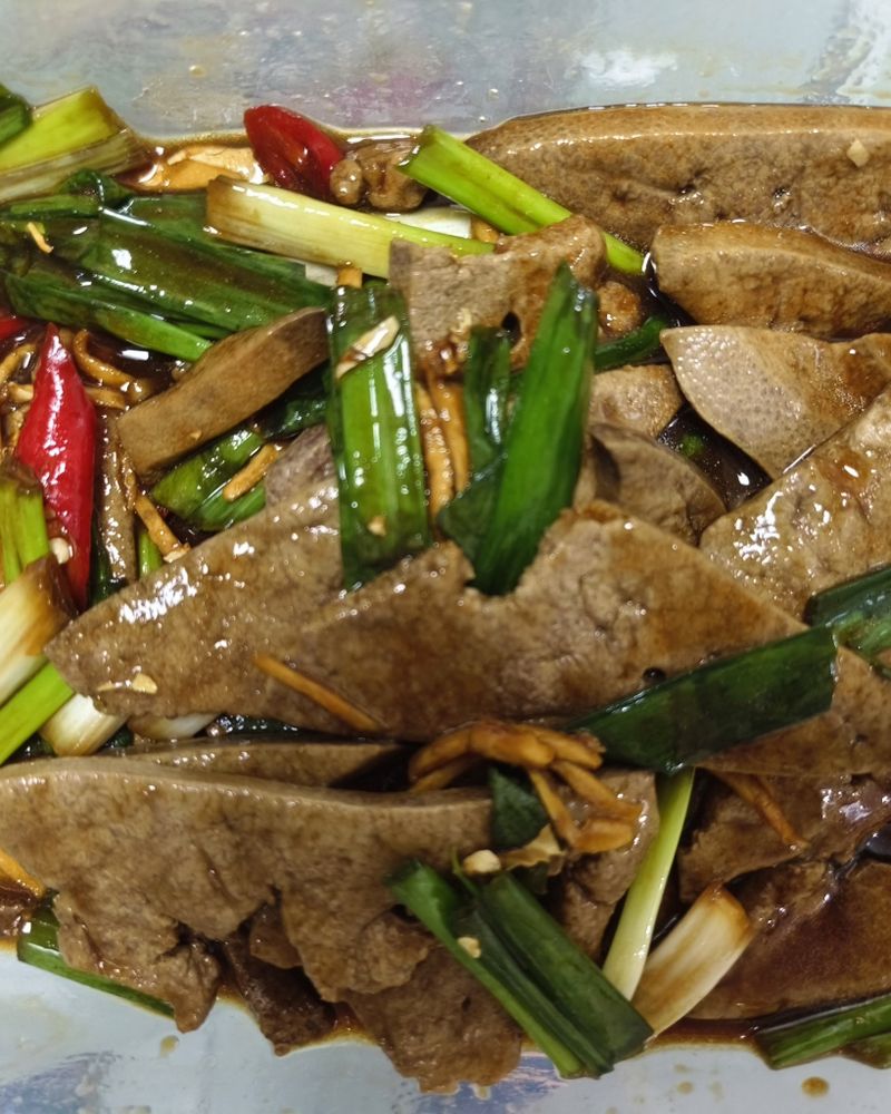 涼拌麻油豬肝