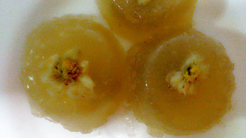 菊花马蹄糕