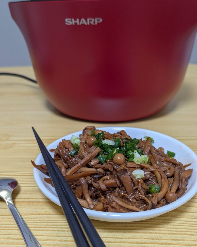 智慧零水鍋版:壽喜風佃煮百變菇